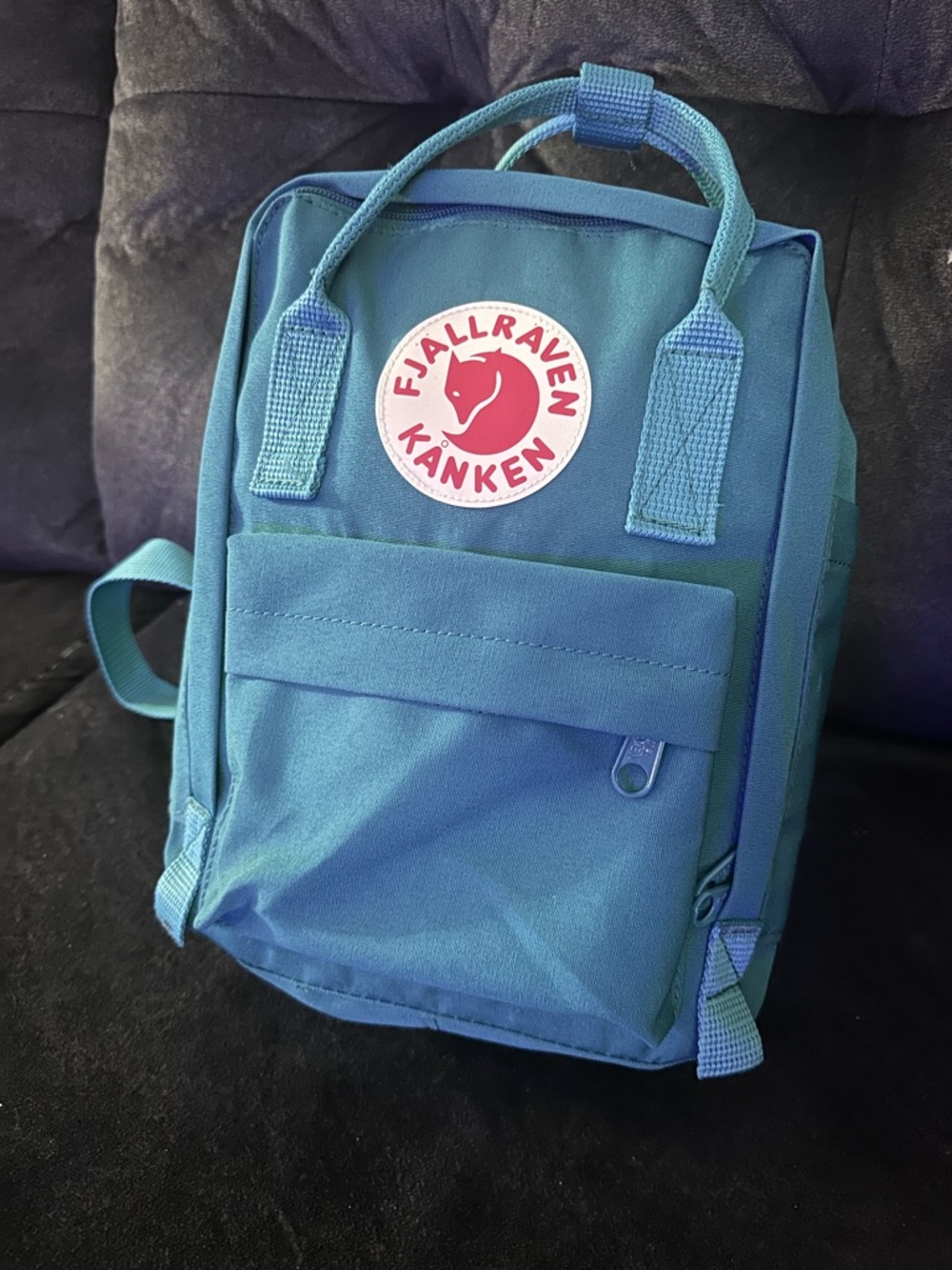 Fjallraven Kanken Mini Backpack 7L Frost Green 23561 Water Resistant Durable OS